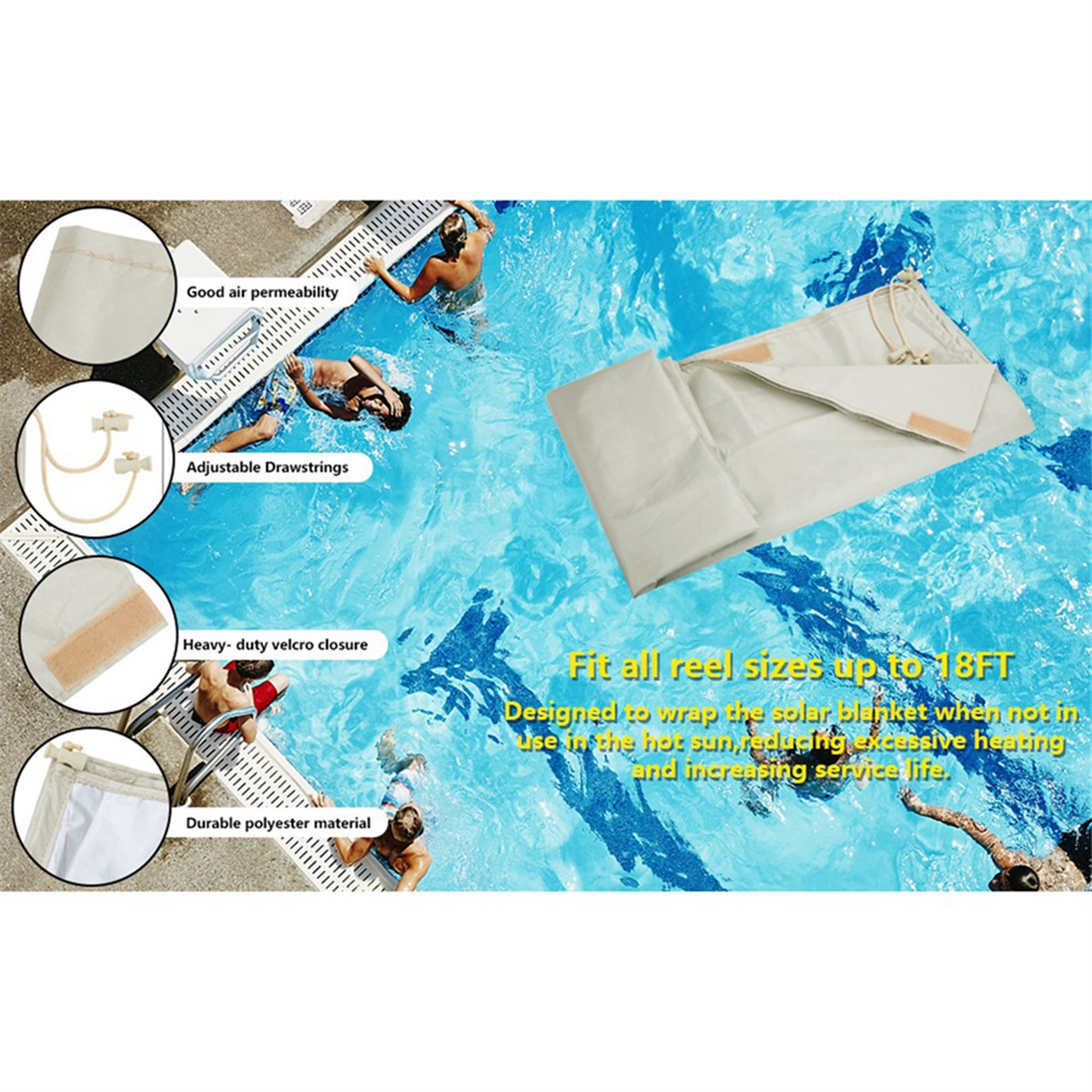 ABQR Swimming Pool Solar Reel  – Reel Cover Bewertung und Preis