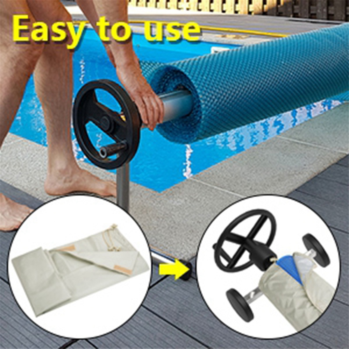 ABQR Swimming Pool Solar Reel  – Reel Cover Bewertung und Preis