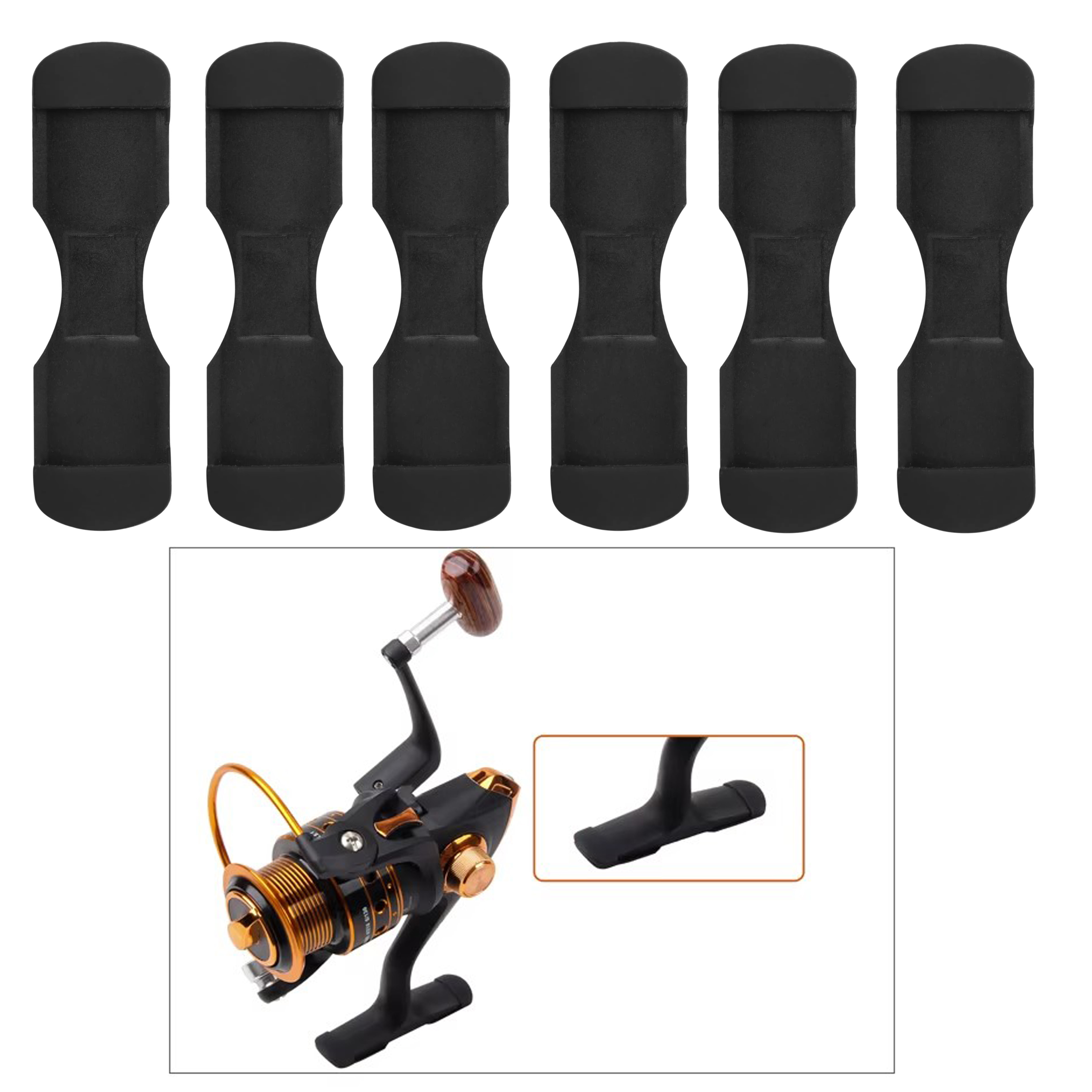 6pcs Black Rubber Fishing Reel – Trolling Reel Bewertung und Preis
