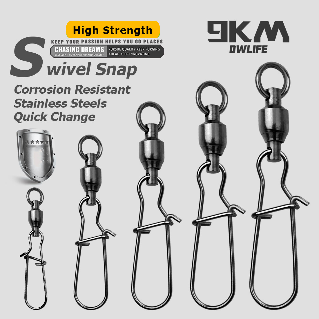 9KM 10PCS Ball Bearing Swivel  – Baitcasting Reel Bewertung und Preis