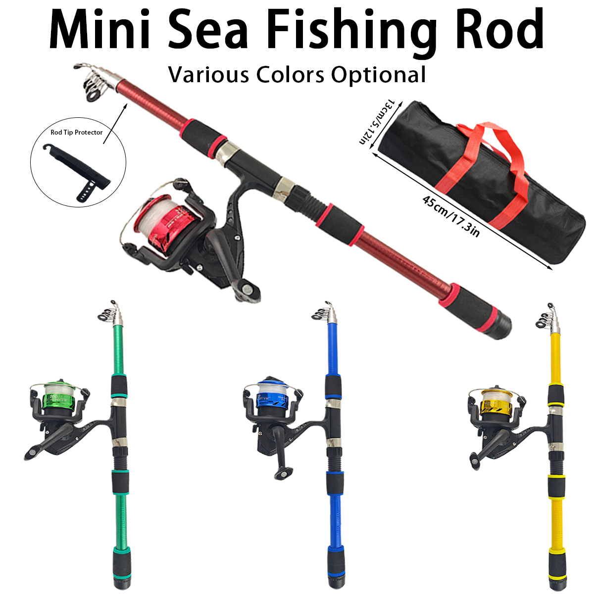 Mini Telescopic Sea Fishing Ro – Reel Bag Bewertung und Preis