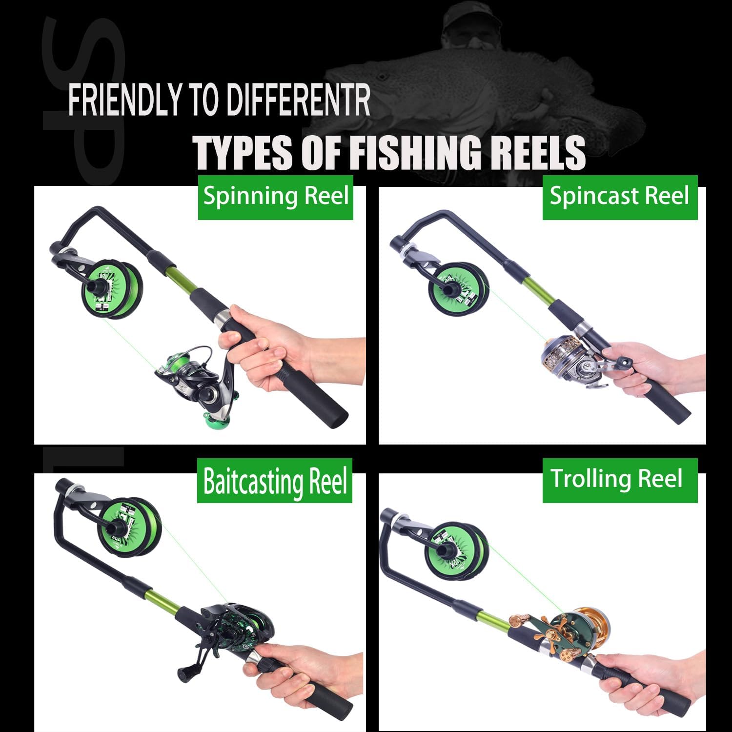 Fishing Line Spooler, Adjustab – Spinning Reel Bewertung und Preis